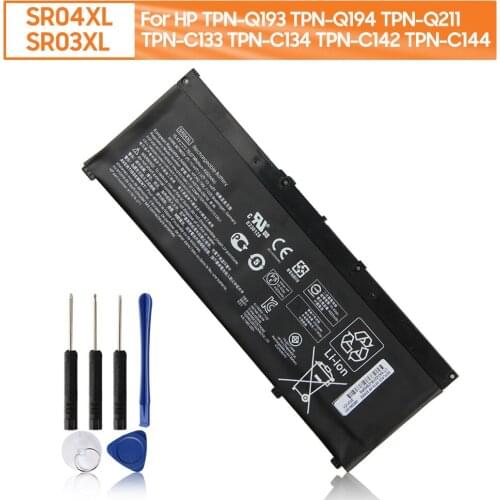 Replacement Battery SR04XL SR03XL For HP 15-CE 15-CB15-DC 15-CX HSTNN-DB7W TPN-Q211 TPN-Q193 TPN-C133 Omen 15 With Tool