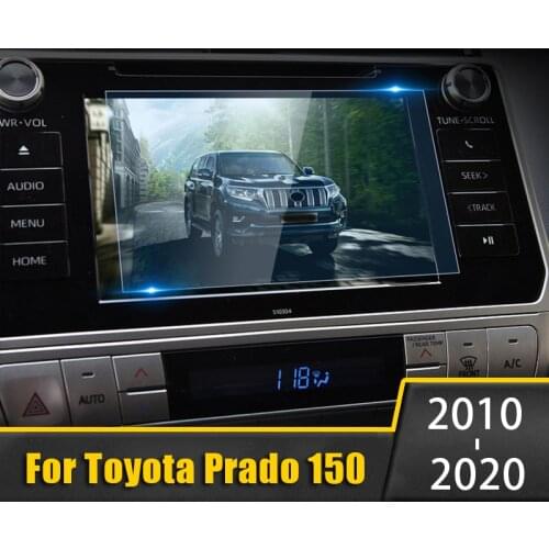 For Toyota Land Cruiser Prado 150 2010-2019 Glass Car Navigation Screen Protector Touch Display Screen Film Sticker Anti Scratch