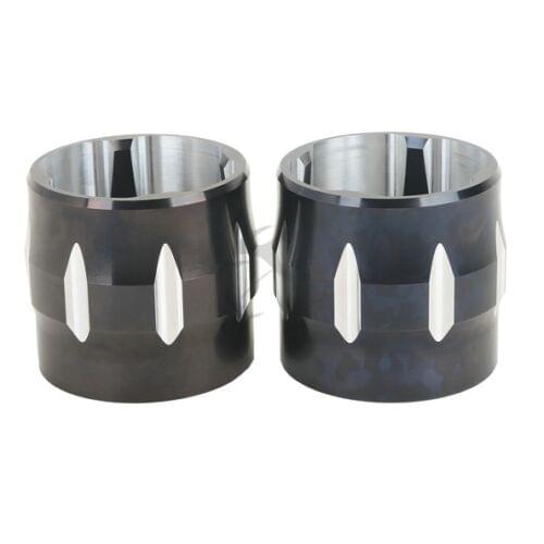 Motorcycle Contrast Cut Exhaust End Cap For Screamin 4"Eagle Slip-On Eagle Mufflers Single