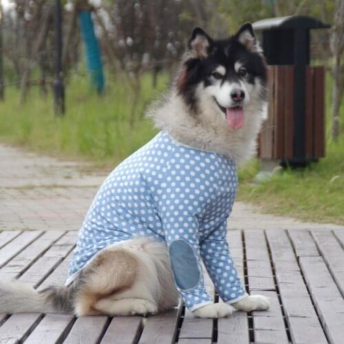 Spring and Summer Large Dog Cotton T-shirt Labrador Golden Retriever Breathable Thin Big Dog Shirts Pet Clothes Dog Costume