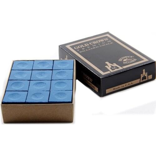 High Quality Brunswick Chalks Professional Billiard Chalks Economical Durable Billiards Accessories 12 Pieces Per Small Box