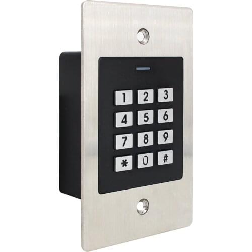 1000 users EK2 Embedded RFID Access Control Keypad IP66 Waterproof Metal Case RFID Proximity Card Keypad Access Control Reader