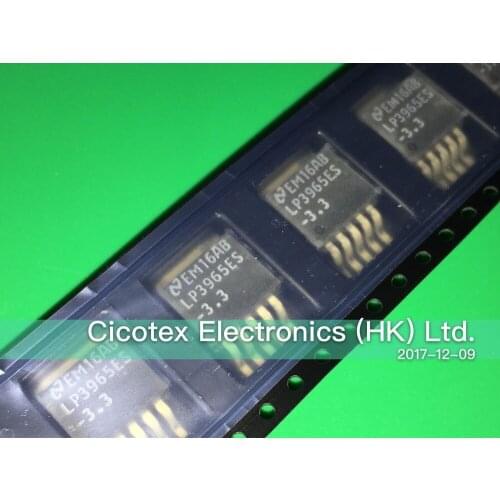3pcs/lot LP3965ESX-3.3 TO-263 IC REG LINEAR 3.3V 1.5A DDPAK LP3965ES-3.3