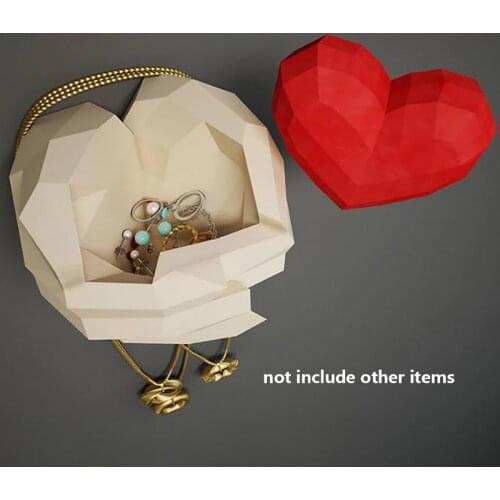 30min Complete DIY 3D Hands with Heart Paper Sculpture Papercraft Puzzle Toy DIY Adults Toys