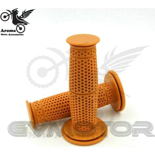 5 colors optional golden motorcycle grip for yamaha honda suzuki handlebar 22mm universal handle bar brown red black grey coffee