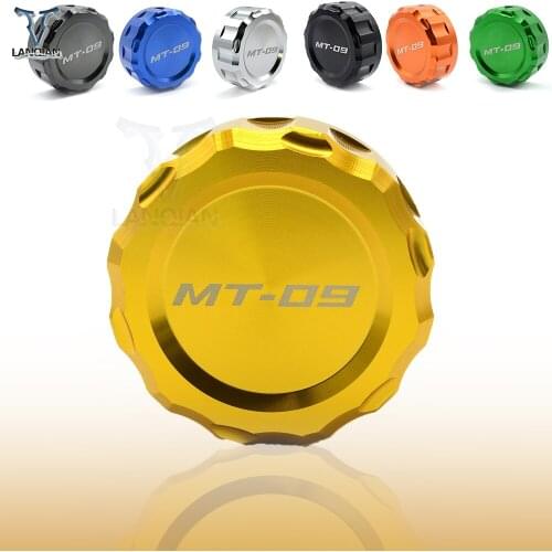 For Yamaha MT-09 MT09 mt 09 2013-2014 Motorcycle Accessories Cylinder Cover Motorbike Brake Fluid Reservoir Cap with Logo MT-09
