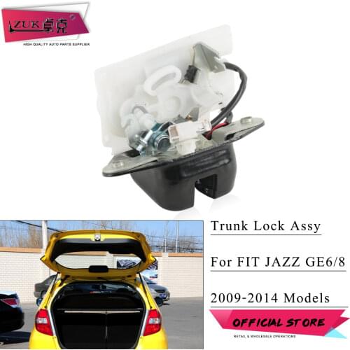 ZUK Tail Gate Tailgate Lock Actuator Trunk Lid Door Lock Latch For HONDA Fit JAZZ HYBIRD 2009 2010 2011 2012 2013 2014