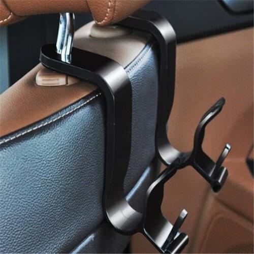 Car Seat Back Hooks Universal Seat Mounting Bracket Umbrella Holder Clip Auto Coat Hanger Interior Accessories