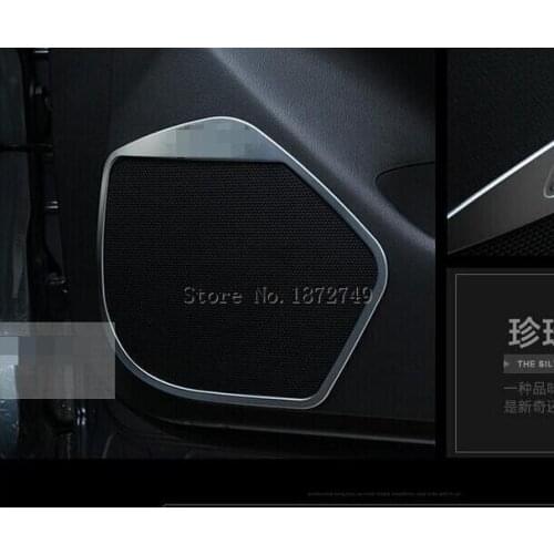 ABS Side Door Tweeter Audio Speaker Cover interior Trim 4pcs For mazda cx-5 2012 - 2015
