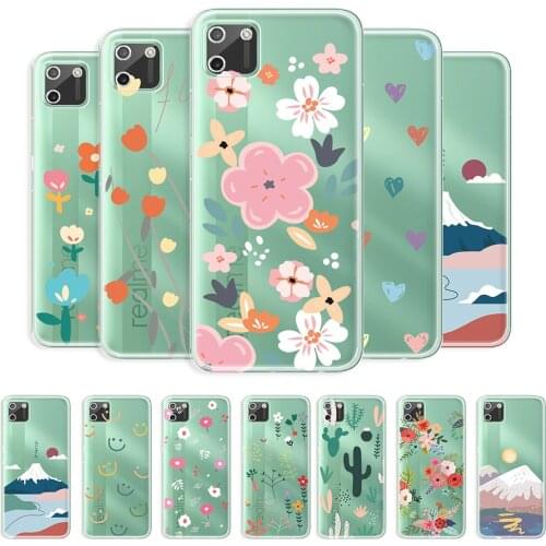 For OPPO Realme C11 2020 Case Clear Soft Case For Realme C11 Coque RMX2185 Transparent Phone Shell For Realme C11 2020 TPU Cover