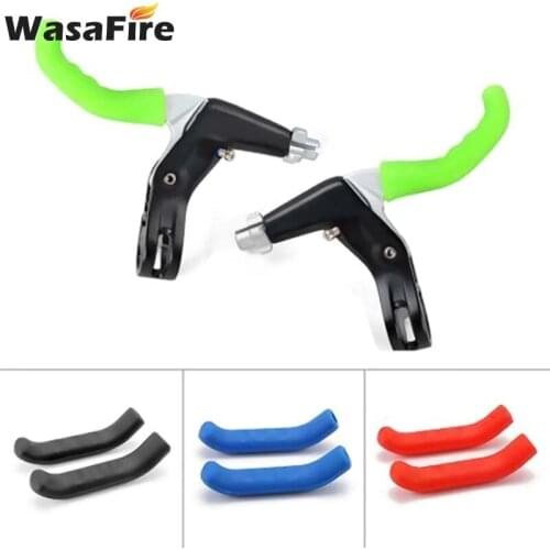 2pcs/1Pair Universal Bicycle Brake Handle Cover Bike Brakes Silicone Sleeve Handlebar Protective Gear Cycling Accessories