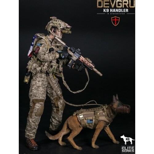 DAM 78040 1/6 Miltary DEVGRU K9 Handler AND War Dog Set 12inch Collection Action Figure