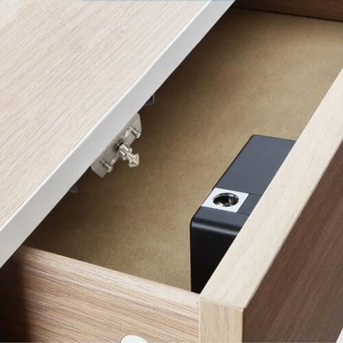13.56MHz IC Card Hidden Cabinet Lock No Hole Electric Cabinet Lock Invisible Drawer Lock Locker