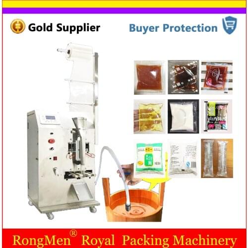 Automatic Soy Sauce Vinegar Packing Machine Water Liquid Pouch Juice Bag Sealer Packet Oil Soup Auto Filling And Sealing Device
