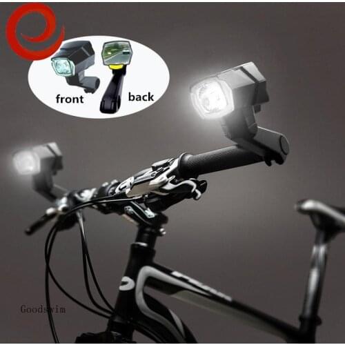 MTB Rechargeable Rear View Mirror Headlight Universal Electric Vehicle Scooter Motorbike Back Mirror Front Light LED Spotlight