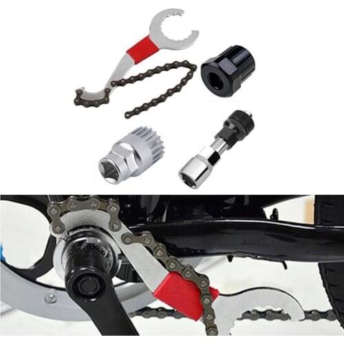 Bicycle Repair Tool Kits Mountain Bike Chain Cutter/Chain Removel/Bracket Remover/Freewheel Remover/Crank Puller Remover