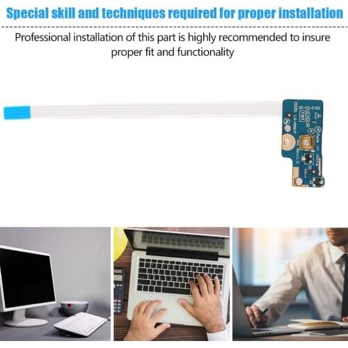 New Power Button Board w/ Cable replacement For Pavilion 15-R SERIES LS-A991P