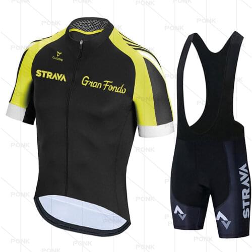 2021New STRAVA Pro Team Men Bike Jersey Cycling Jersey Summer Short sleeve MTB Cycling Shirts Cycling Clothing Ropa de Ciclismo