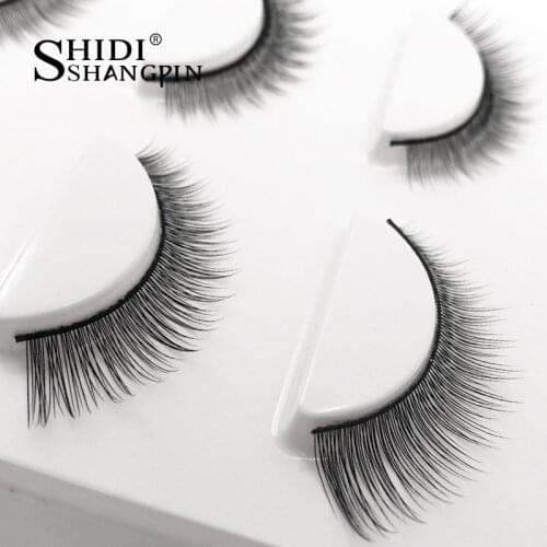 3 pairs Natural False Eyelashes eyelash Extension full strip lash makeup tool Maquillage cilia cilios Eye lashes Faux Cilios