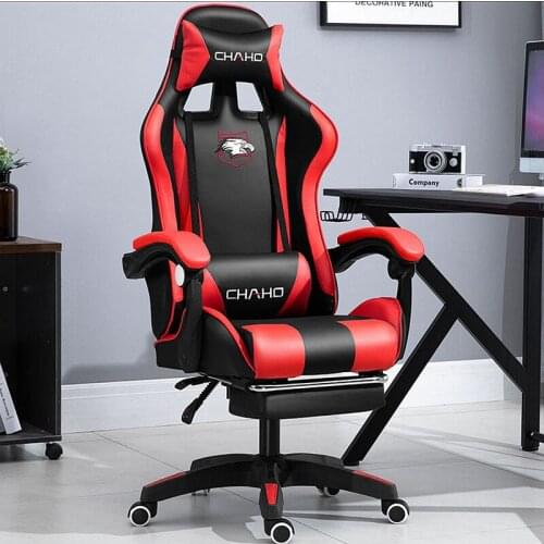 Luxury Ratex Cushion Gaming Chair With Massage Waist Pillow Professional Computer Chair Office Chair Super Soft Game Racer Chair