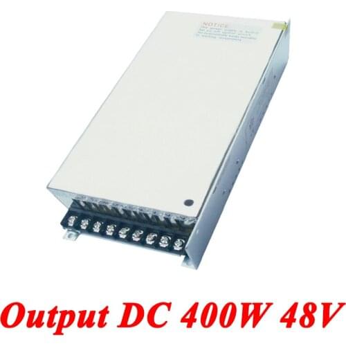 S-400-48 Switching Power Supply 400W 48v 8.3A,Single Output AC-DC Converter For Led Strip,AC110V/220V Transformer To DC Driver