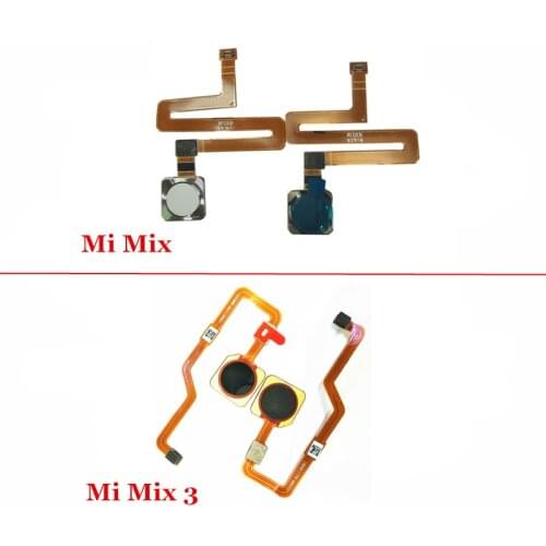 Fingerprint Scanner Flex Cable Touch Sensor ID Home Button Return Ribbon Flex Cable for Xiaomi Mix 3 Mi Mix 3