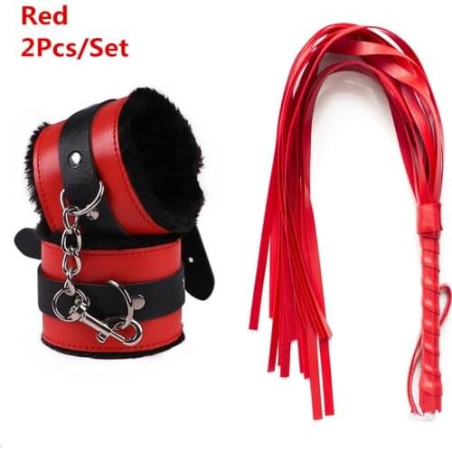 Teddy Temptation Lingerie 2Pcs/Set Sexy babydoll with Whip Flogger and Handcuffs Bondage Erotic Slave Toys Costumes