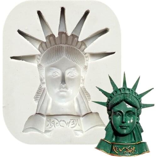 Statue of Liberty Silicone Mold Handmade Soap Mold Epoxy Resin Mold Chocolate Mold Keychain Mold Fondant Molds Cake Decoration