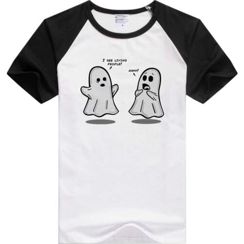 I see living People! short sleeve Men Women T-shirt Tshirt Cool Print Tops Fashion Tees tee GA801