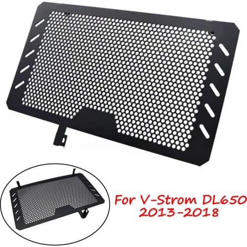 Motorcycle Radiator Guard Protector Grille Grill Cover Water Tank Protection For Suzuki V-strom DL650 Vstrom DL 650 2013-2018
