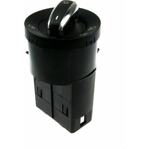 HONGGE Chrome Headlight Switch Control Knobs For Passat B5 Golf MK4 Beetle Bora 3BD 941 531A 1C0 941 531A 3BD941531A