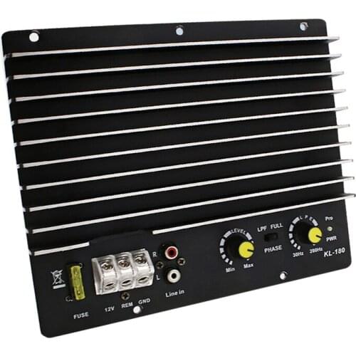 1200W Car Audio Power Amplifier Subwoofer Power Amplifier Board Audio Diy Amplifier Board Car Player Kl-180