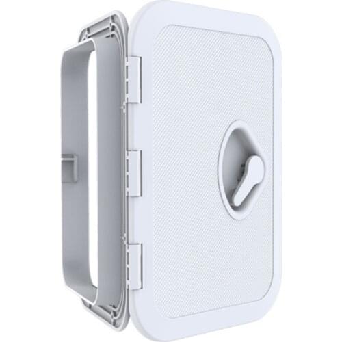 270x375mm Inspection Hatch Cover Plate Yacht ABS Square Boat Deck Portable Anti Ultraviolet Single Handle Marine Access Durable