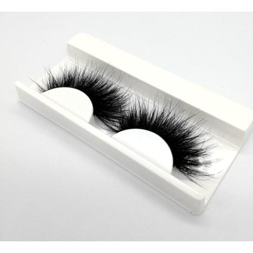 5 Pairs 3D Mink Strip Eyelashes 25mm Mink Eyelash Fluffy Thick Lashes Customized Packaging Private Logo