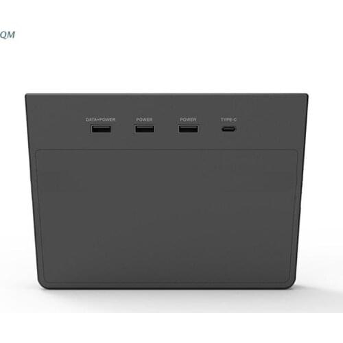 5 in 1 Matedock Hub 2 USB-A Interface Hub Expansion Magnetic Cover Hidden Storage Hub Box for Tesla Model 3 13MF