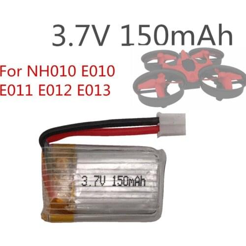 3.7v 150mah LIPO Battery For E010 E010C E011 E013 H36 F36 CX-95 RC Quadcopter Spare parts bateria H36 Battery for toys 2.00mm
