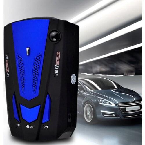 2019 Car Radar Detector V7 for Car Anti-drums Laser Speed Voice Alert Warning with 16 Band GPS Speed Control Detector Radar V 7