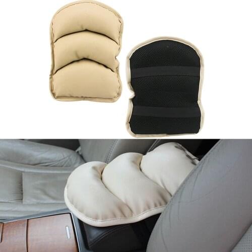 Car Armrests Cover Arm Rest Seat Box Pad Protective Case Soft PU Mats for Skoda Octavia Fabia Rapid Superb Yeti Roomster