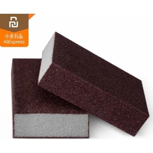 5 pieces xiaomi ecological chain Jiezhi Emery sponge magic wipe Kitchenware rust special brush black pot