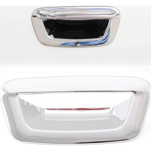 Chrome Car Rear Tail Door Bowl Trim Fit For Vauxhall Opel Mokka Buick ENCORE 2013 2014 2015 Car Styling