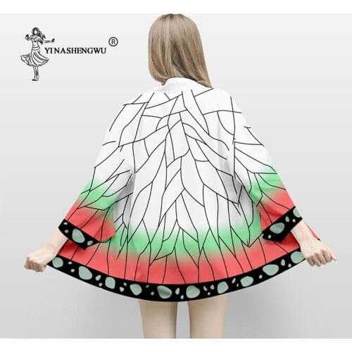 Kimono Yukata Kimono Cardigan Men Cosplay Costume Women/Men Summer Casual Cool Streetwear harajuku Style Digital Print Top Coat