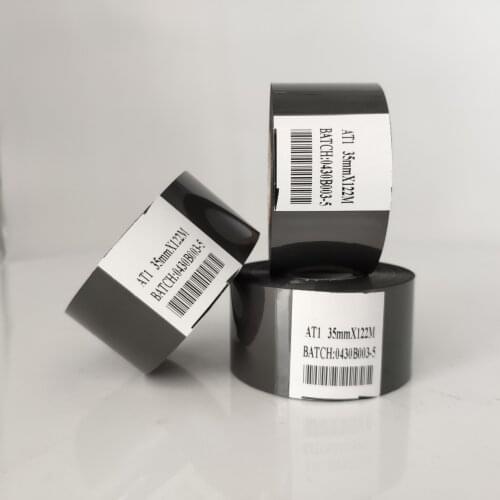 35x122m date code machine Black color hot coding ribbon