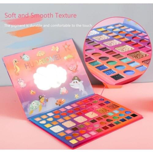 The New Mode Eyeshadow Palette 70 Kleuren Matte Oogschaduw Palette Glitter Oogschaduw Make-Up Naakt Make Set Korea Cosmetica