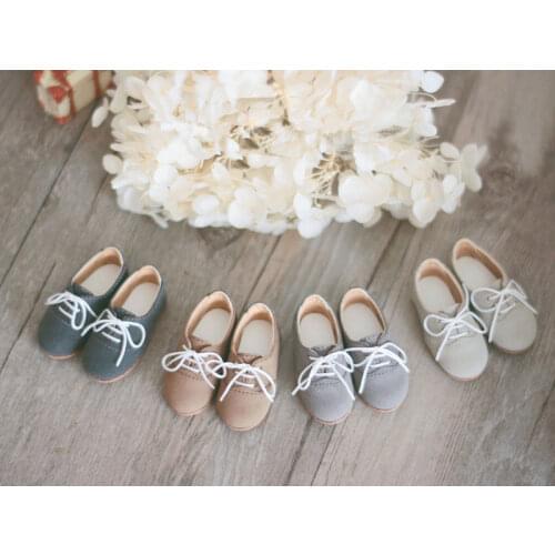 BJD doll shoes are suitable for 1/4 1/6 IMDA2.6 IMDA3.0 size daily art lacing shoes round head flat shoes doll accessories