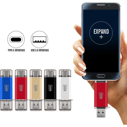 AUN projector original accessories, 32GB U disk, suitable for projector and OTG Type C interface equipment, high speed 3.0