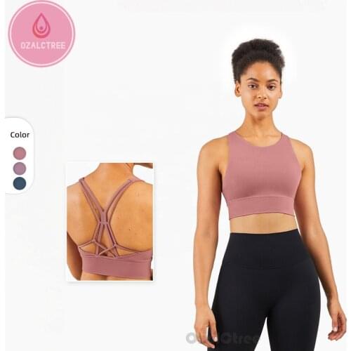 OzalCtree Shockproof Sports Bra Running Sexy Lady Sportswear Sports Top Sport Bra New Sports Wear for Women Gym Sports Bras