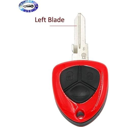3 Buttons Replacement Blank Fob Key Case Remote Smart Key Shell for Ferrari F430 Left Blade