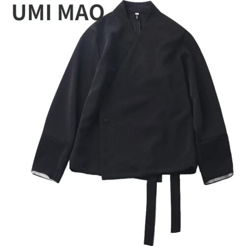 2020 Dark Style Hanfu Design Short Jacket, Long Sleeves, Thin Jacket, Japanese