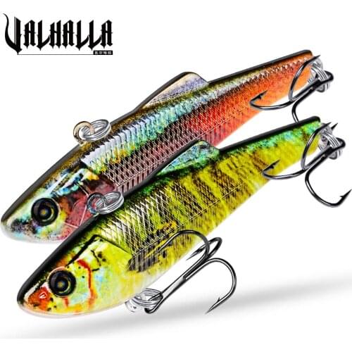 1PC Pencil Fishing Lures VIB Bait 70mm/7g Fishing Tackle 8# Hooks 3D Eyes Bass 0.25oz/2.76" Baits 10 Colors Style Comdaba New