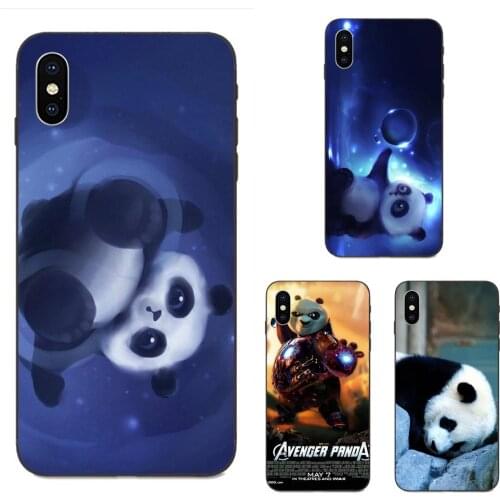 Funny Cute Cartoon Panda China For Galaxy A10S A20S A2 Core A30S A40S A50S A70S A90 5G M10 M30S M40 Note 10 Plus Soft TPU Phone